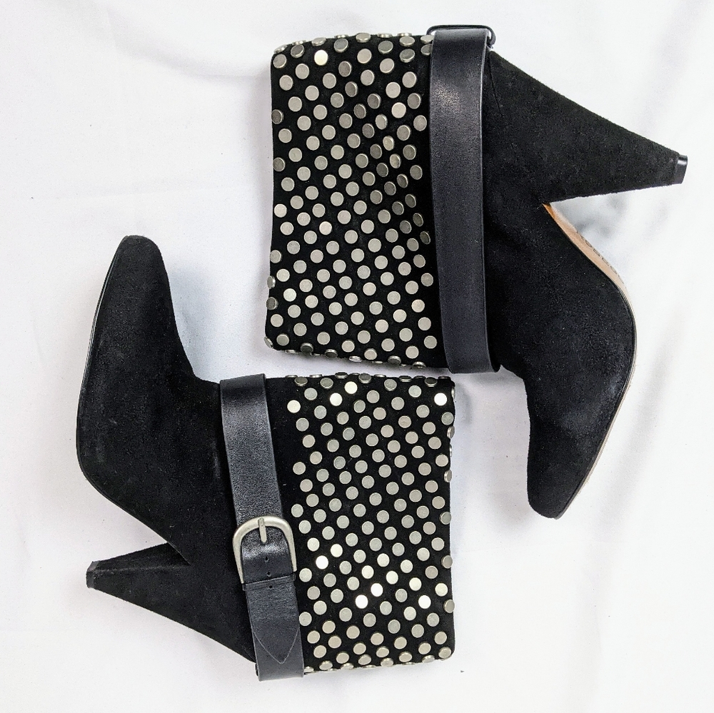 Studded Heeled Boots 9.5 SEE DESCRIPTION - Picture 6 of 11